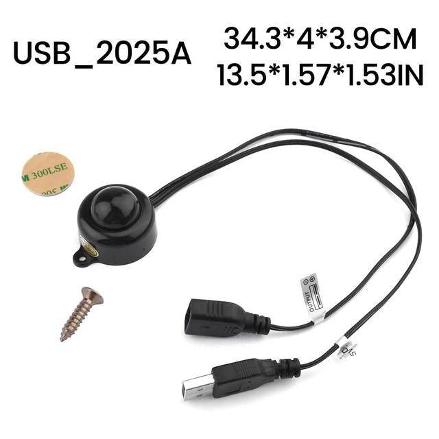 Black USB 2025A
