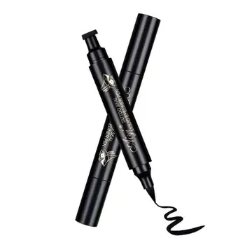 이중 사용 뷰티 펜, 작은 디자인, 섬세하고 부드러운 풀 컬러, 초미세 펜 팁, 아이 메이크업 아이라이너, 높은 지속력