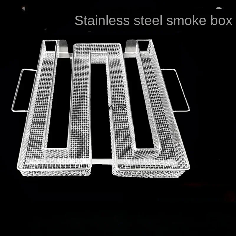 Cold Smoke Generator For BBQ Grill Or Smoker Wood Dust Hot And Cold Smoking Salmon Meat Burn Cooking Stainless Bbq Tools