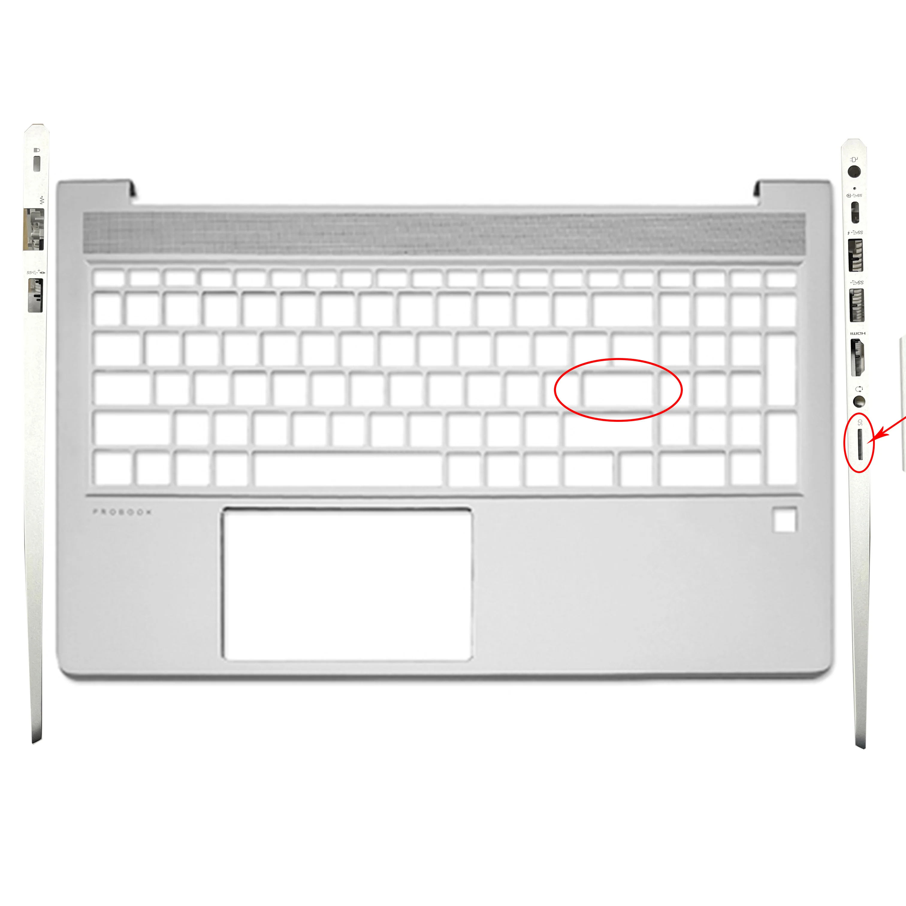 Teclado Retroiluminado para hp Probook 450 g8 g9 455r Zhan66 15 g4 g5 X8q Case de Laptop Tampa Superior Novo Original - Imagem 4