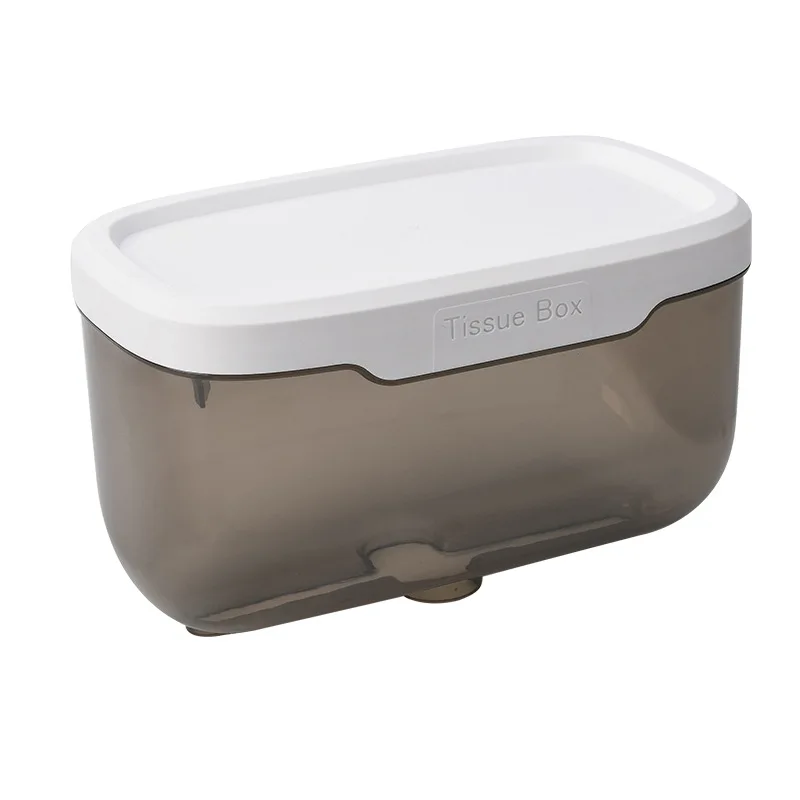 Toilet Paper Holder Punch-free Toilet Paper Holder Box Waterproof Storage Toilet Paper Storage Rack Towel Kitchen Bathroom Box
