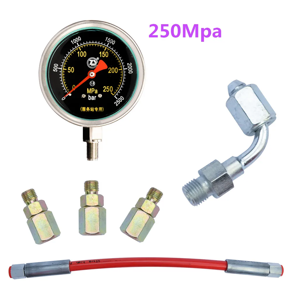 2500bar High pressure common rail pump plunger pressure test tool set 250Mpa diesel pump piston test kits