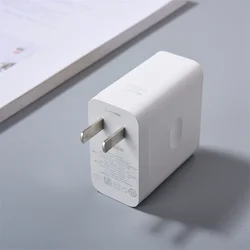 High - Power OnePlus 160W SuperVOOC Fast Charging Adapter with Dual Type - C Cable - Only US Charger (White)