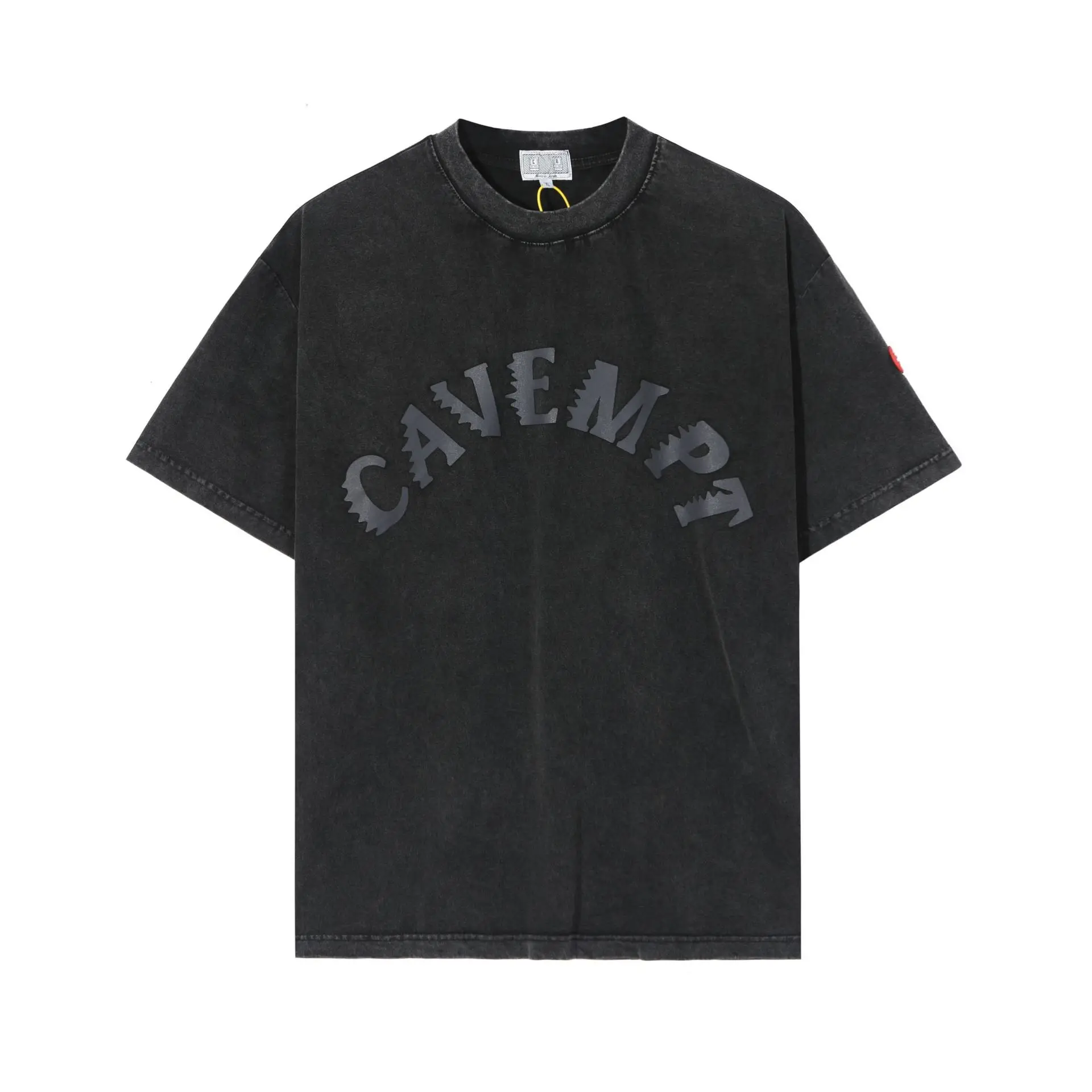 

CAVEMPT C.E T-shirt Men Women 1:1 Suede Foaming Letter T-shirt CAVEMPT C.E T-shirt