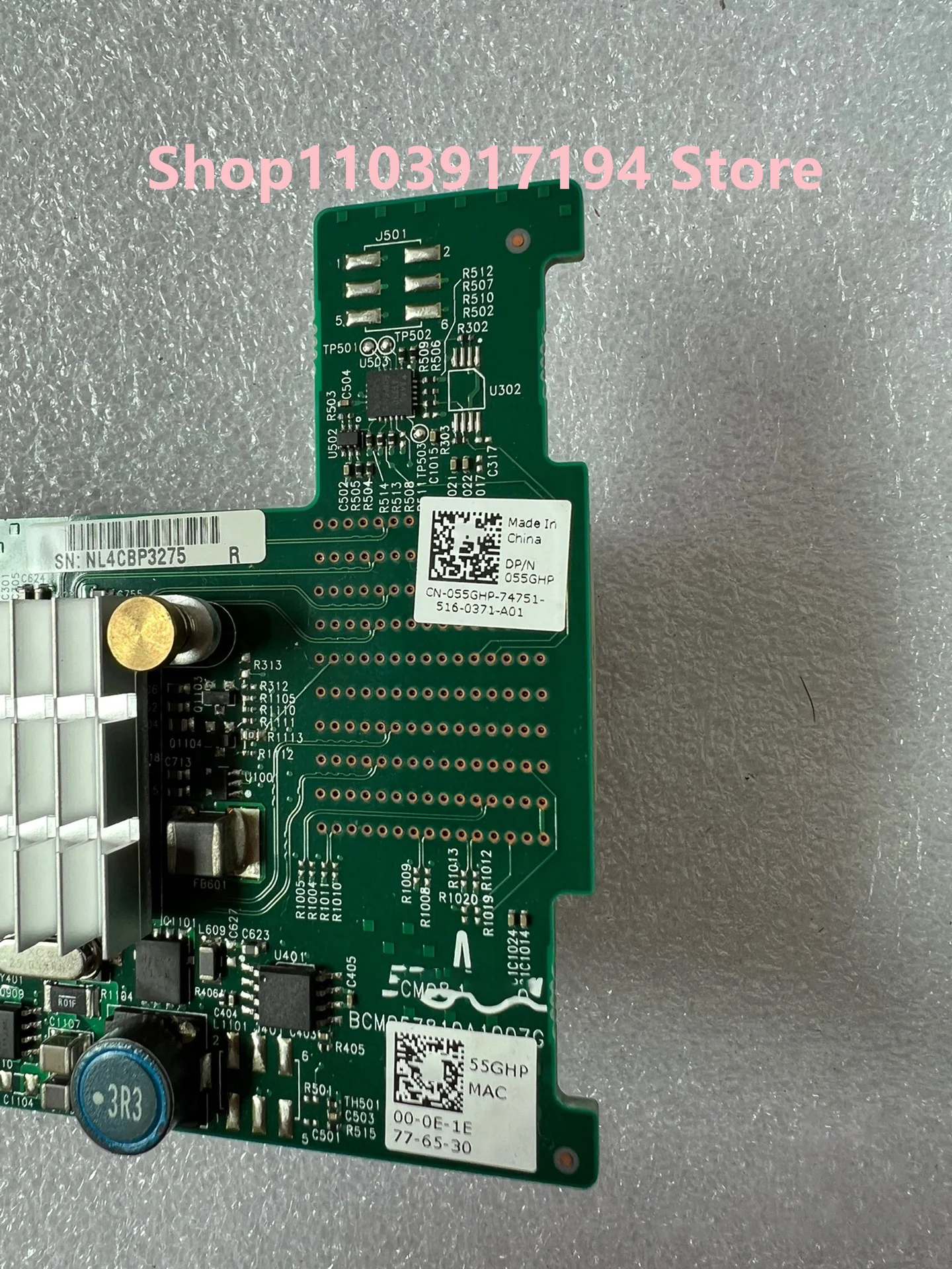 055GHP 55GHP M620 M820 M520 M610 블레이드 듀얼 포트 10 기가비트 네트워크 카드