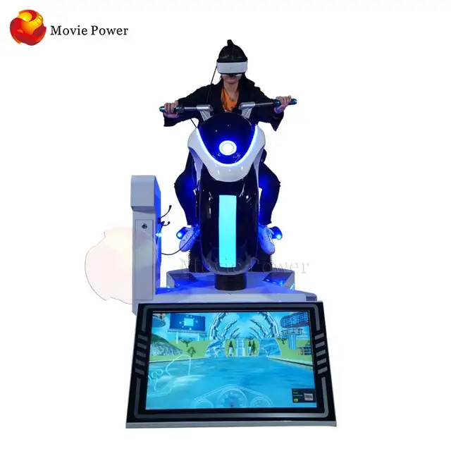 Coin Operated Game 1 Player 9D Vr Motion Motorbike Arcade Game Machine