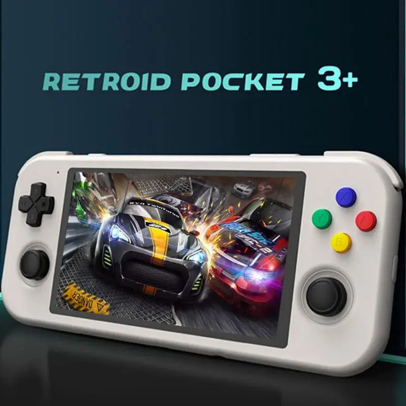 

Retro Retroid Pocket 3 Plus Handheld Game Player Console 4G+128G Android 11 4.7Inch Touch Screen 2.4G/5G Wifi 4500mAh 618 DDR4