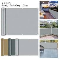 Balcony Privacy Screen Cover Fence Patio Waterproof Shade Cloth 95% UV Protection Shield Deck Shade Sail Garden Porch Pool Decor 5