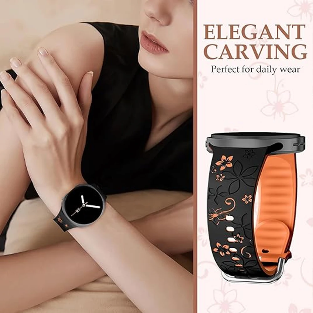 Engraved Sport Band Wrist Bracelet Strap