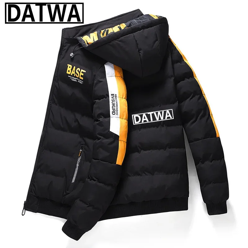 

Datwa Men's Fishing Suit Winter Skiing Sports Warm Fishing Double Sided Wearing Thick Down Coat Mountaineering Warm Down Suit