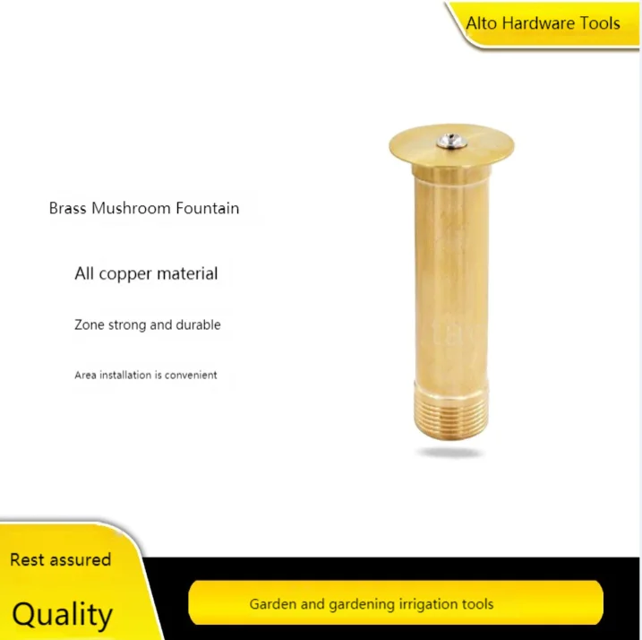 

1PC Brass Pond Hemispherical Fountain Nozzle Pond Spray Head Multiple Size Select Long Diameter Nozzle Garden Landscape Nozzle