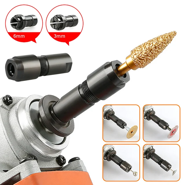 Universal Angle Grinder Modified 6/3mm Adapter