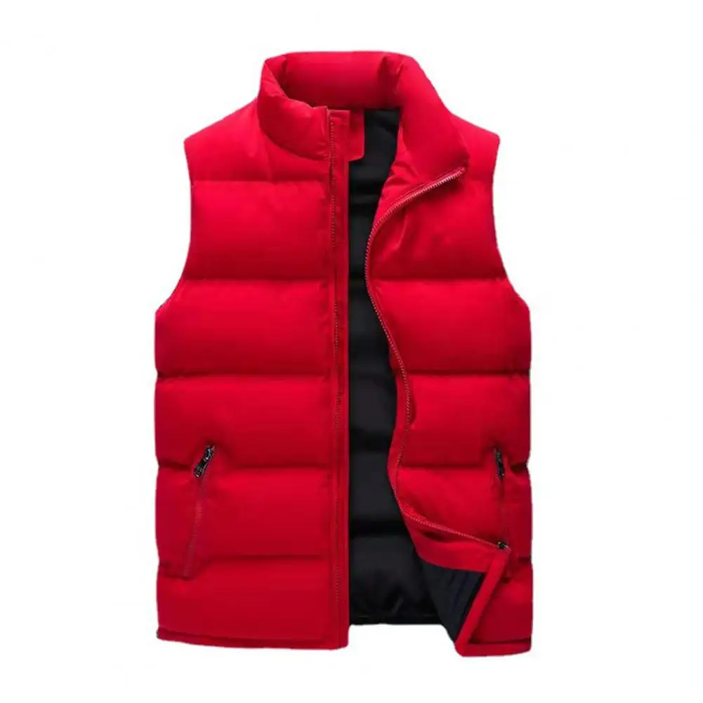 

Men Puffer Vest Water-resistant Puffer Vest Water-resistant Outdoor Puffer Waistcoat for Men Stylish Stand Collar Vest Coat
