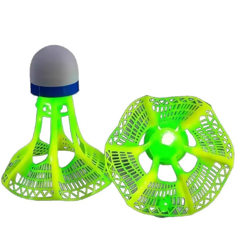 LED Badminton Shuttlecocks - Windproof - Dark