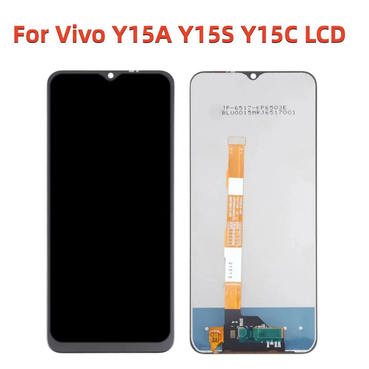 

Original Black 6.51 " For Vivo Y15A Y15S Y15C V2120 V2147 V2134 LCD Display Touch Screen Digiziter Panel Assembly Replacement