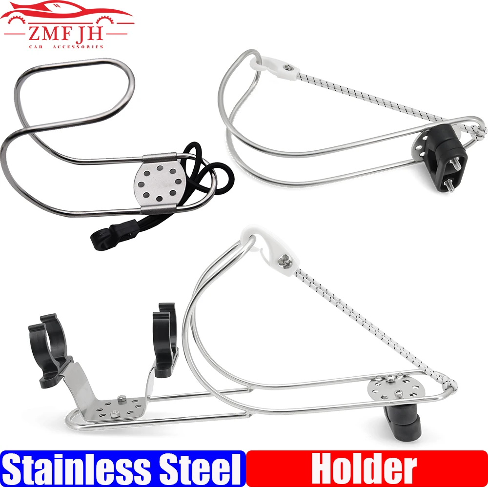 

Морской спасательный круг в форме подковы из нержавеющей стали, кольцевой держатель для рыбалки, плавательное кольцо-держатель, регулируемая направляющая, аксессуары для лодки