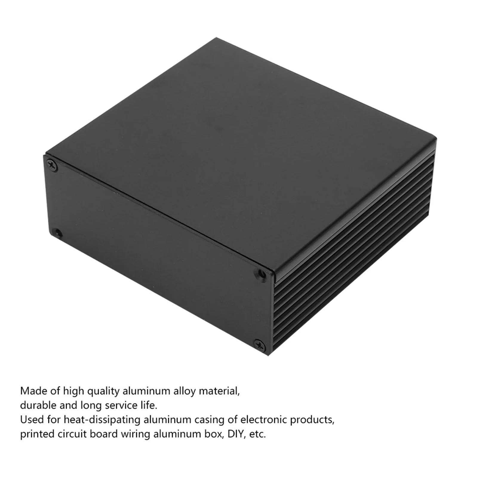 Circuit Board PCB Instrument Aluminum Cooling Box Electronic Project Enclosure Case