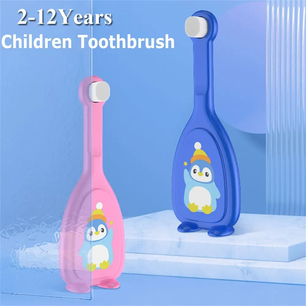 

Brush Training Toothbrush Antibacterial Children Toothbrush Silicone Brush Baby Cleaning Brush Manual Toothbrush