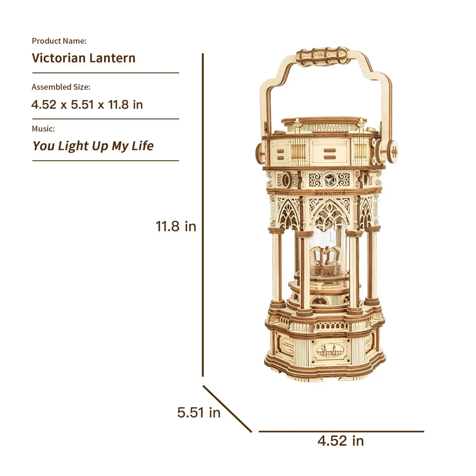 Rokr Puzzle 3D Victorian Lantern AMK61