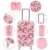 Mini Luggage Doll Accessories Suitcase Cute Anime Printing Unicorn/Cat For 30Cm Duck lalafanfan/18 inch Girl's/Paola Reina dolls 2