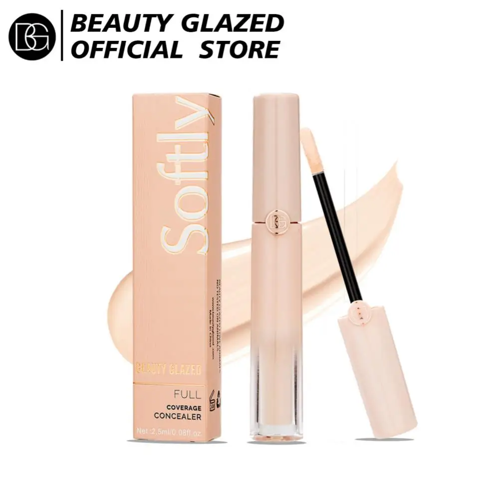 BEAUTY GLAZED 6 Color Face Concealer Fully Covering Acne Spots Dark Circles Makeup Concealer Long Lasting Waterproof Cosmetics
