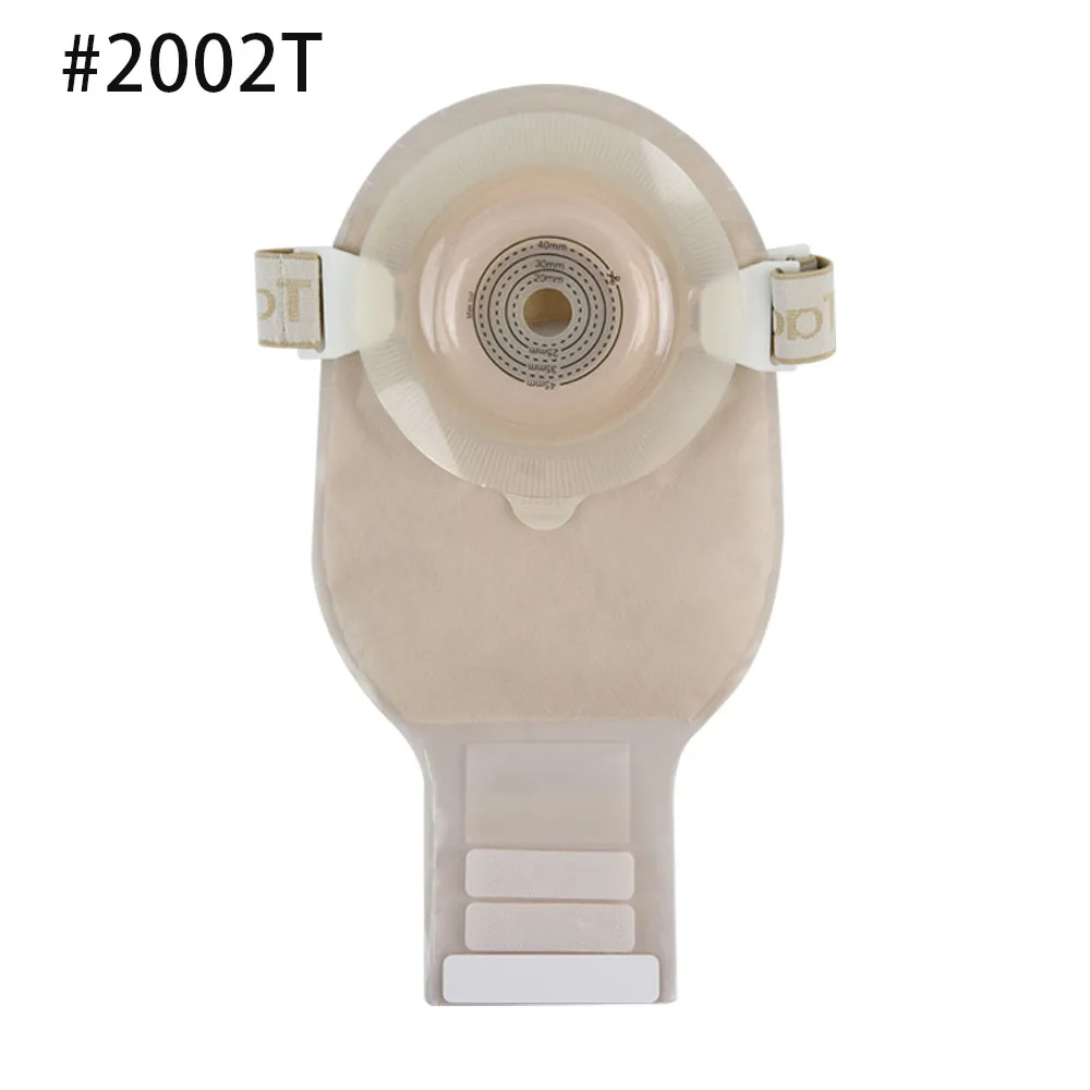 1PieceConvexWideOstomyDrainablePouchStandardWearFlatHernia