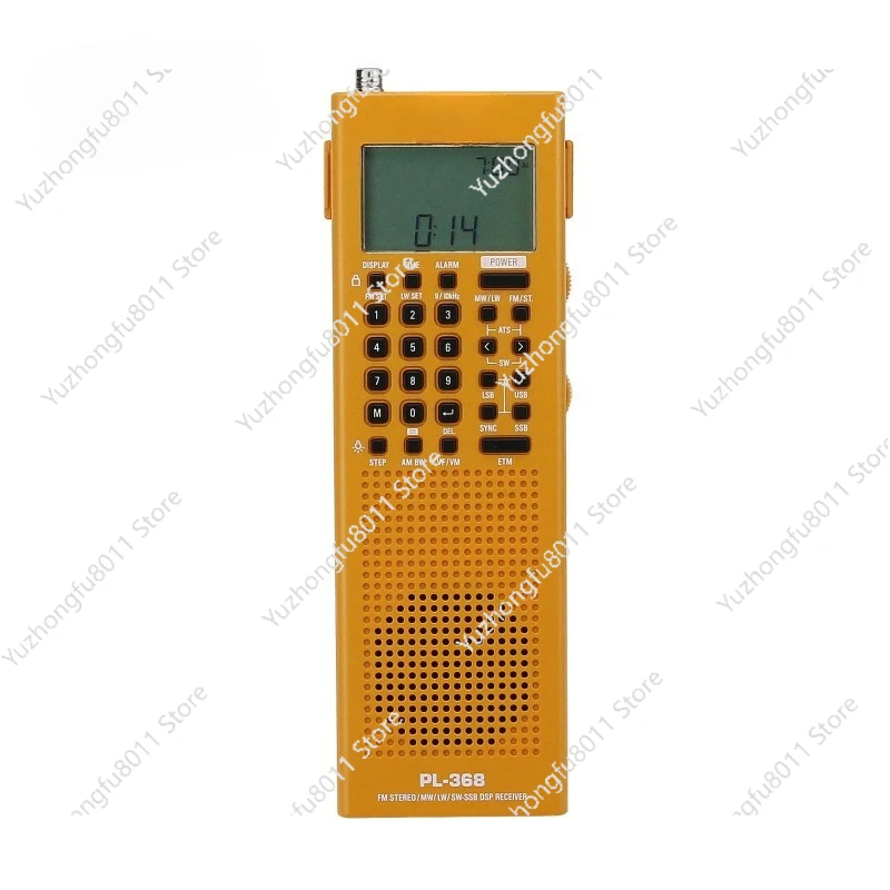 PL-368 64-108MHz 풀 밴드 라디오 스테레오 라디오 SSB DSP 라디오 디지털 복조 USB 충전