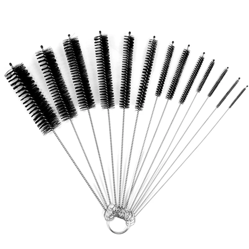 15Pcs Tool Brushes Car And Motorcycle Carburetor Cleaning Needle Set Stainless Steel Dirt Ejector Tool Brush motorcycle carburetor carburetor repair tool kit carburetor repair tool carburetor cleaner carburetor cleaner kit brush cutter carburetor