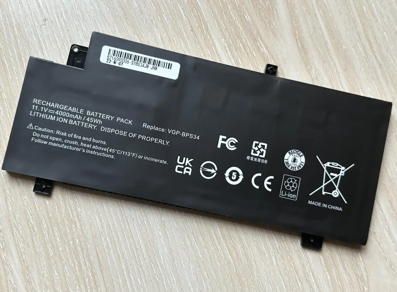 bateria para sony vaio fit série xs
