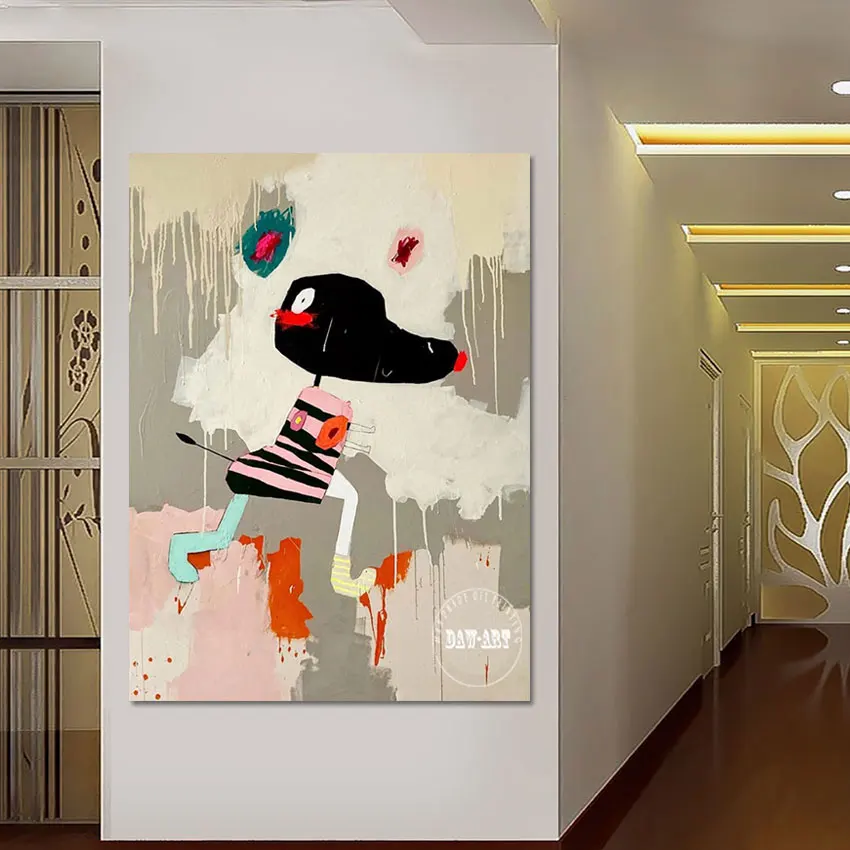 

Modern Art Paintings Easy Canvas Roll Frameless Abstract Wholesale Wall Pictures For Living Room The Composition Is Clever