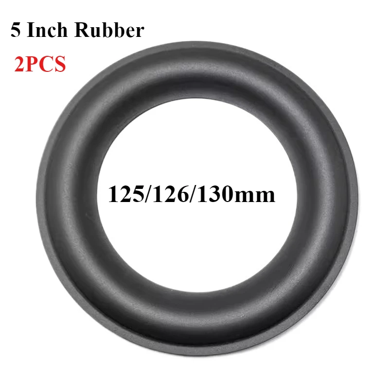 2pcs 5-Inch (121mm) Speaker Rubber Edge Woofer Surrounds For Repair/Rebuild