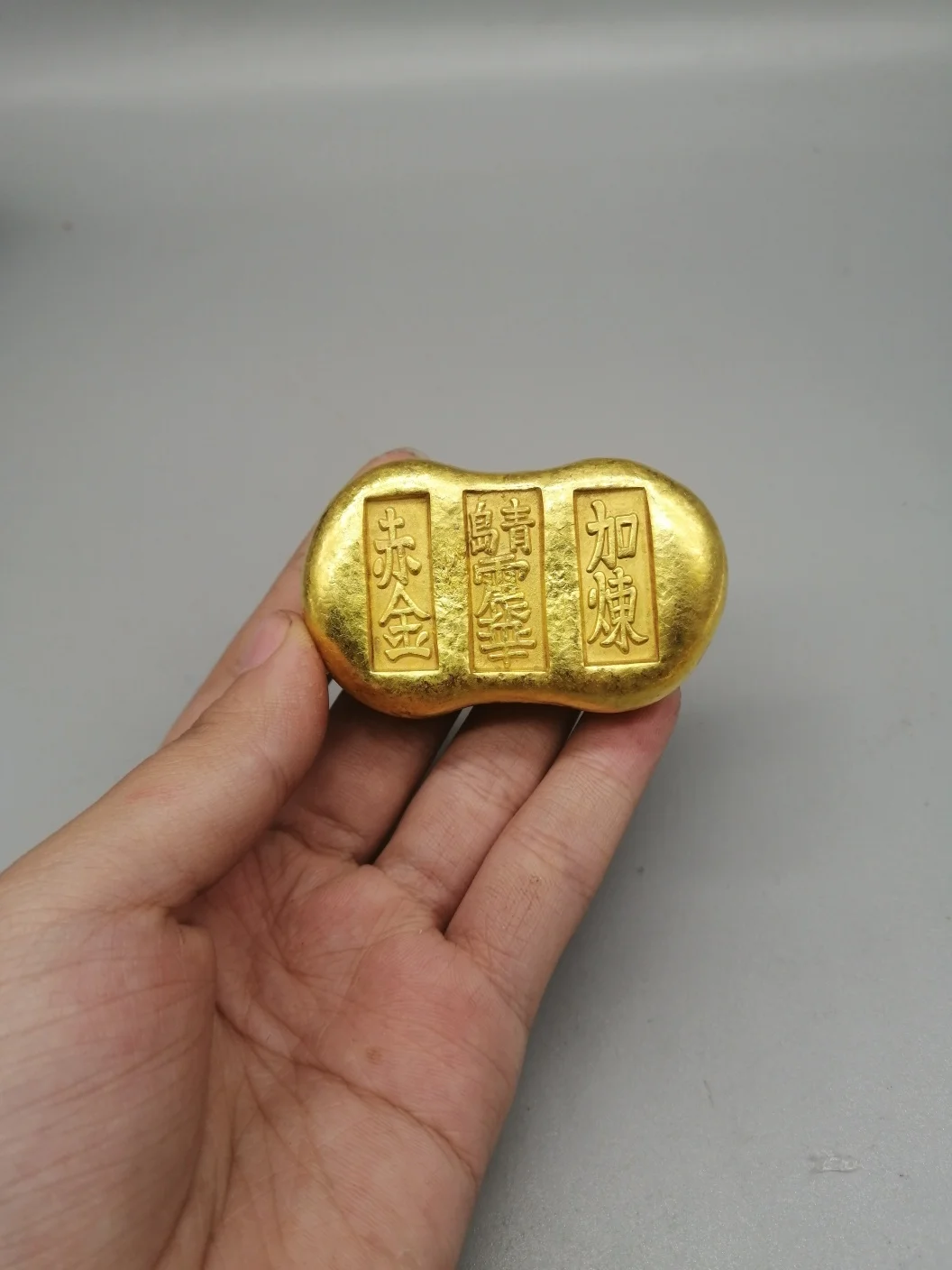

Антикварные поделки Zhenhua красные золотые Nuggets собирать монеты памятные подарки