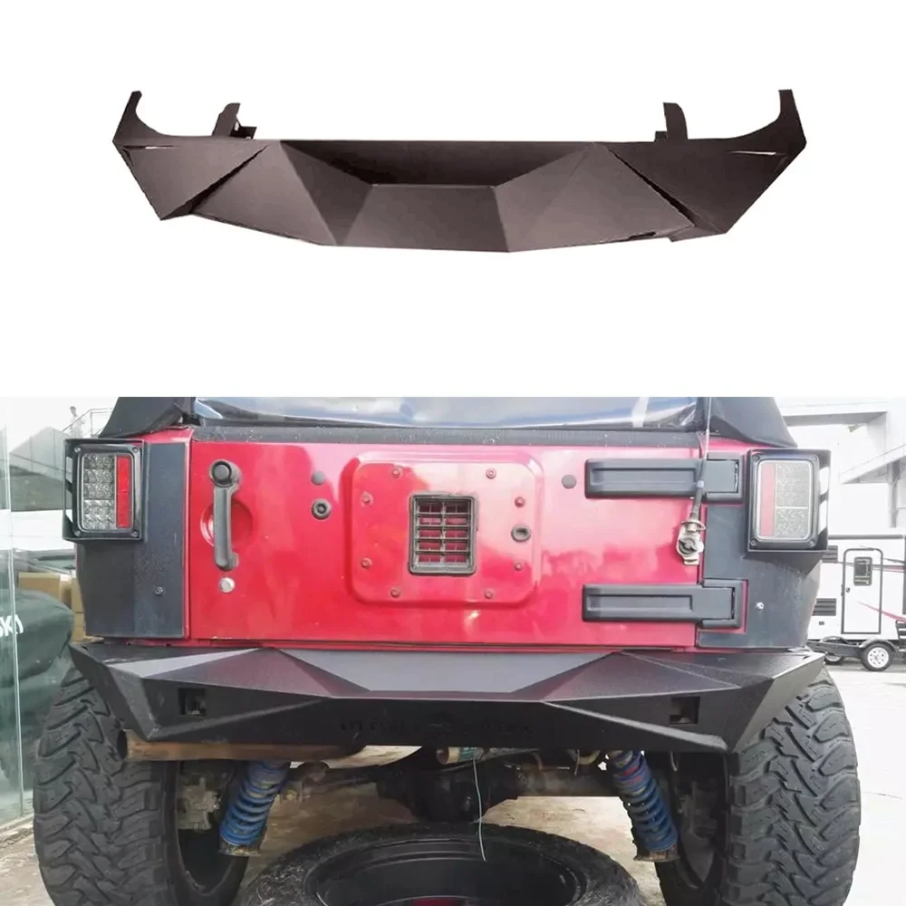 Steel angry rear bumper for Jeep for wrangler JK 2007-2017 J255 custom