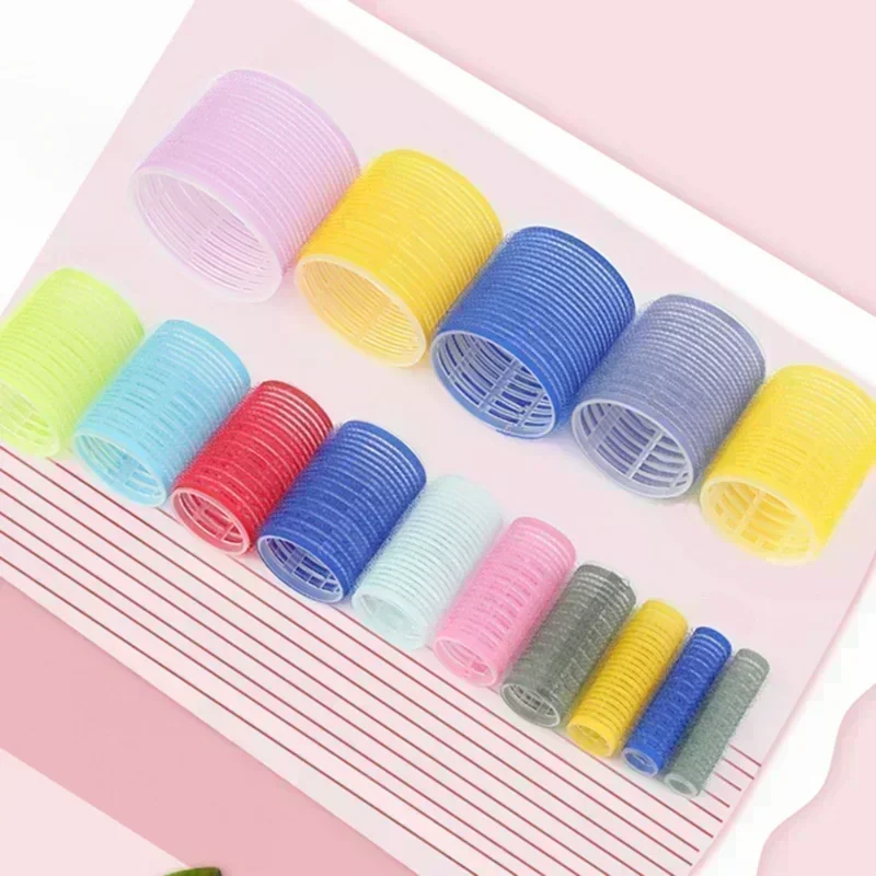 Hair Rollers Self Grip Hook Hair Curlers Heatless Roller Salon Dressing Curlers Jumbo Size Sticky Styling Tools