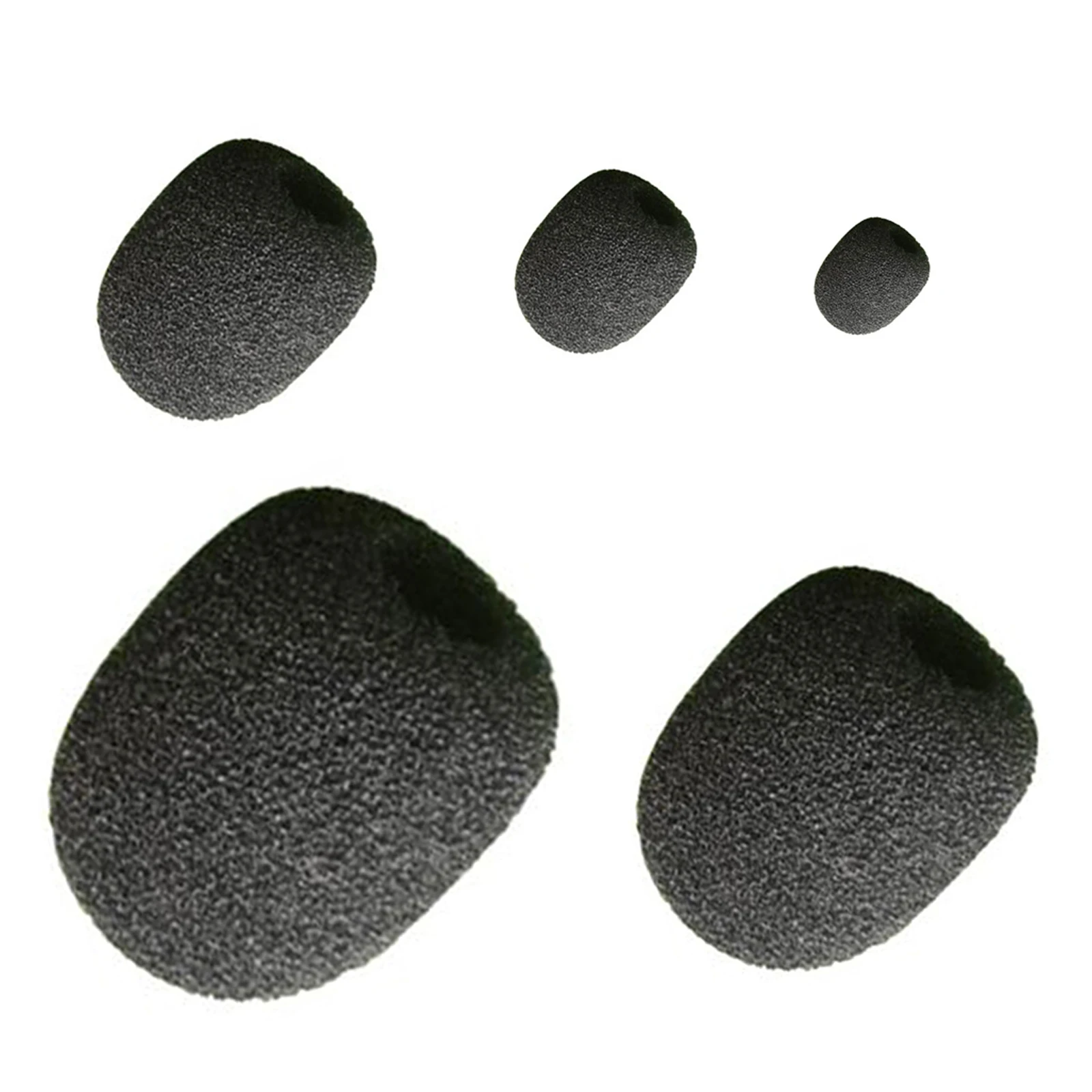 

10pcs Headset Replacement Cover Gooseneck Sponge Foam Microphone Windscreen Protector 5 Sizes Dropship