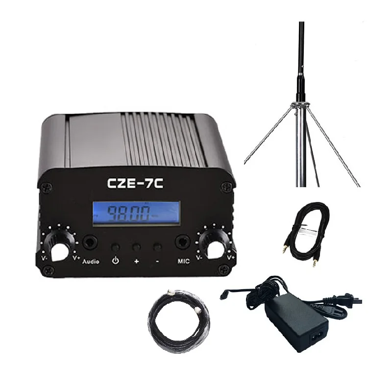 

CZERF Φ 76-108 МГц Регулируемый 7 Вт PLL стерео FM-передатчик