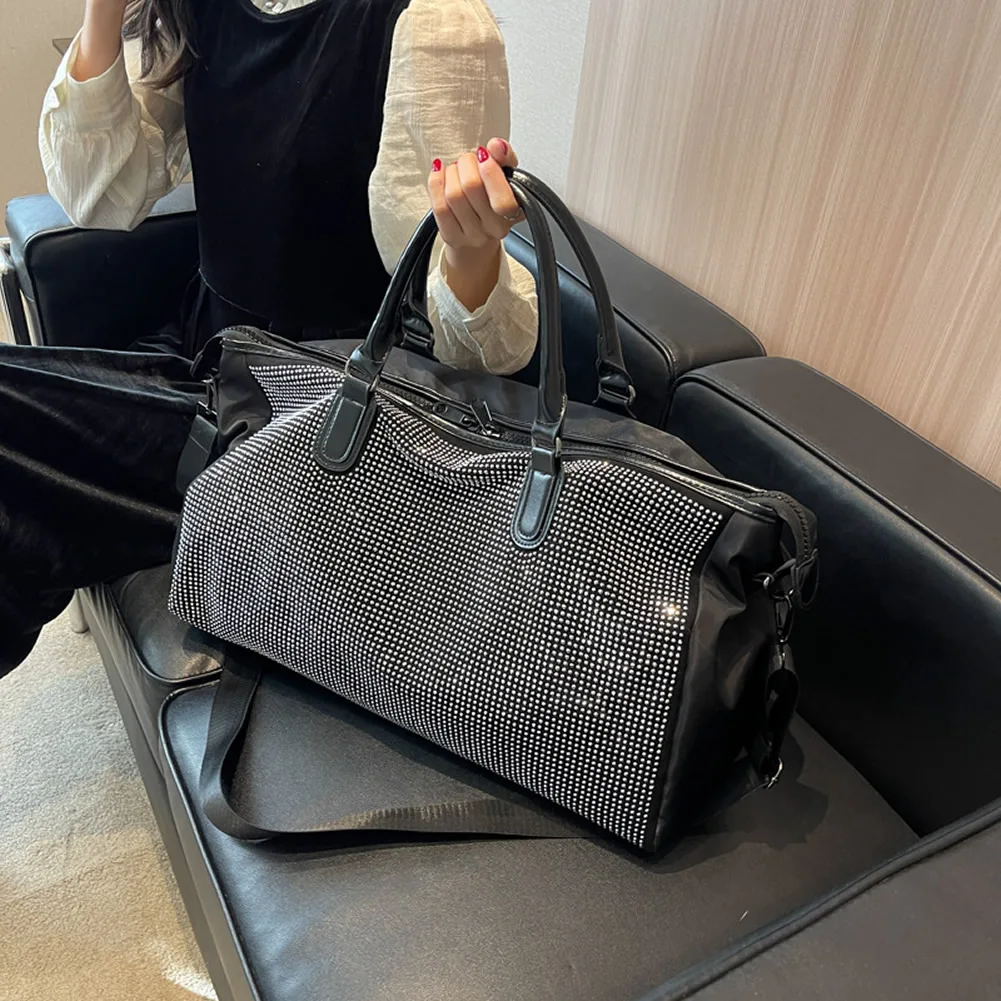 Travel Bag Large Capacity Portable Sports Fitness Bag Boarding Business Trip Training Small Duffel Bag Accommodation Storage Bag