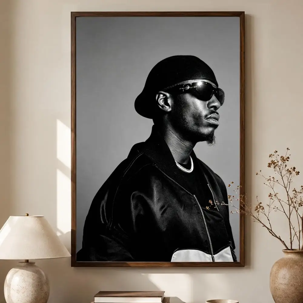 Contemporary Waterproof Music Poster - Self-Adhesive Wall Art for Living Room or Bedroom Gift