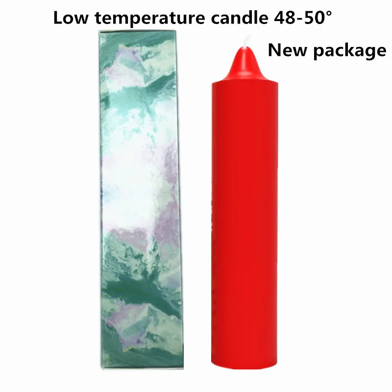 Red Sexual Wax BDSM Candles Sexual Hot Drip Wax BDSM Game Low Melting Point Candle Adult Play