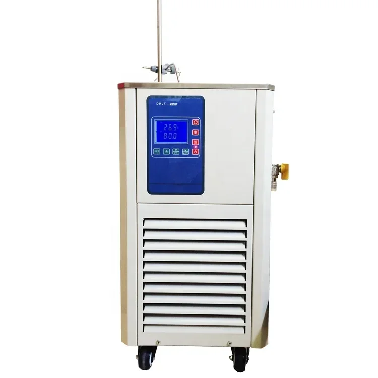 Thermostatic Heated 99 Degree Water System Industrial Chiller / Refrigerated Circulating Chiller dc 0506n laboratory 5 100c water bath manufacturer chillers lcd heating cooling circulating thermostatic water bath