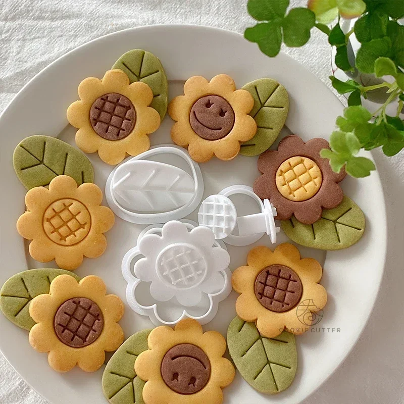 6 pz. Torta del fiore cookie cutter stampi insieme della taglierina