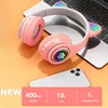 39376-8bb15e.jpg ecouteur Bluetooth Cat Ear pour enfants, lumière LED, flash stéréo