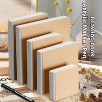 Блокнот для рисования Borrence, 58 листов, ручной блокнот для рисования, 230 г, портативная акварельная бумага, книжка-раскраска, масляная краска, гуашь, блокнот — изображение 2