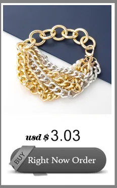 Lacteo Bohemian Colorful Painted Aluminum Chain Charm Bracelet Jewelry For Women Fashion Trendy Cross Chain Bangle Bracelet
