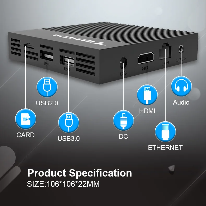 Tanix X4 Smart Android TV Box Amlogic S905X4 Android 11.0