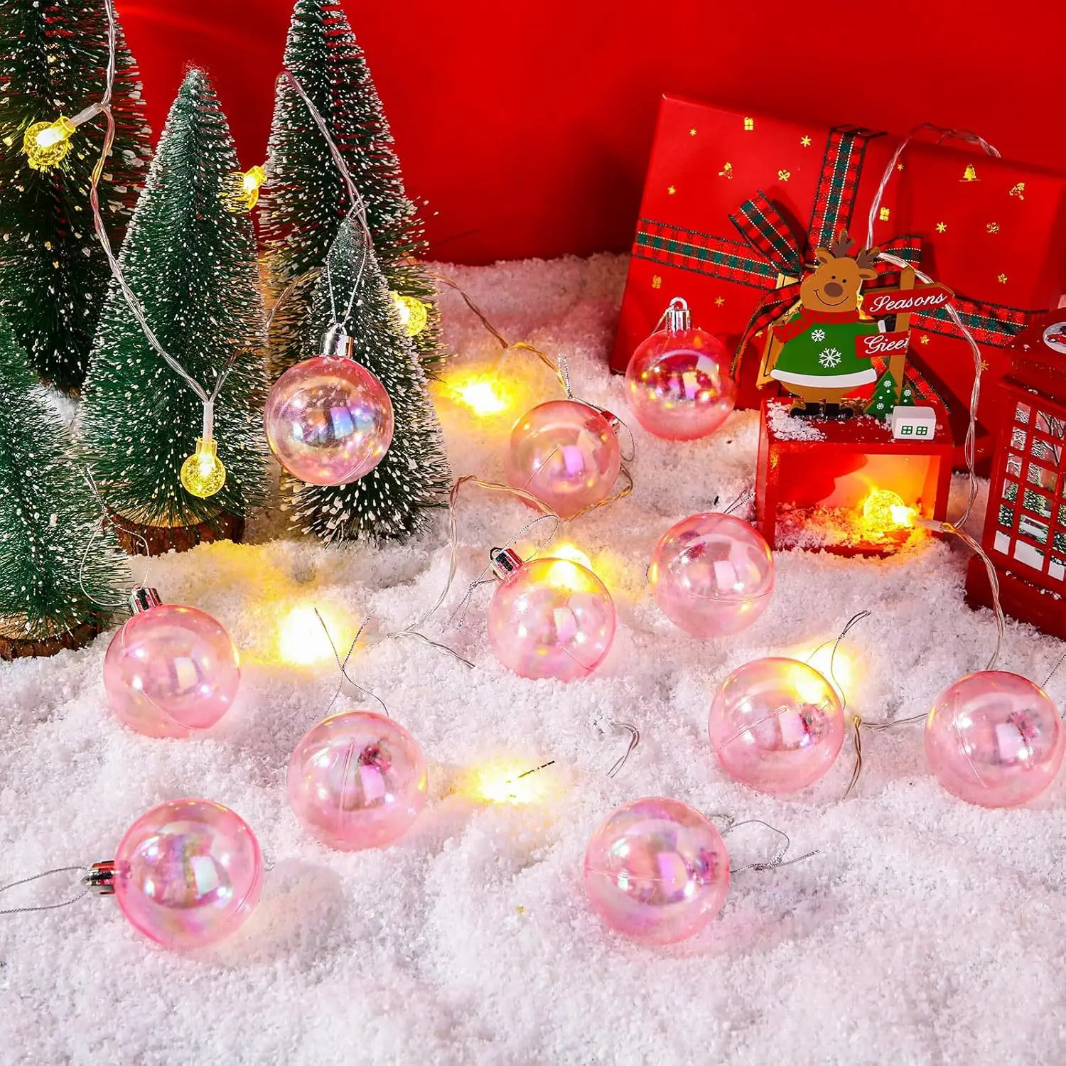 8 stuks 8 cm transparante kerstbal, doe-het-zelf transparante kerstballen voor thuisfeest, decoratie, vakantie, bruiloft, boomdecoraties, kerstcadeaus (6 cm, transparante rode bal 8 stuks 8 cm transparante kerstbal, doe-het-zelf transparante kerstballen voor thuisfeest, decoratie, vakantie, bruiloft, boomdecoraties, kerstcadeaus (6 cm, transparante rode bal