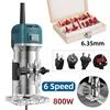 Electric Trimmer Router Wood Milling Machine 800/2000W Woodworking Laminate Trimmer  Carpentry Manual Trimming Power Tools 220V 1