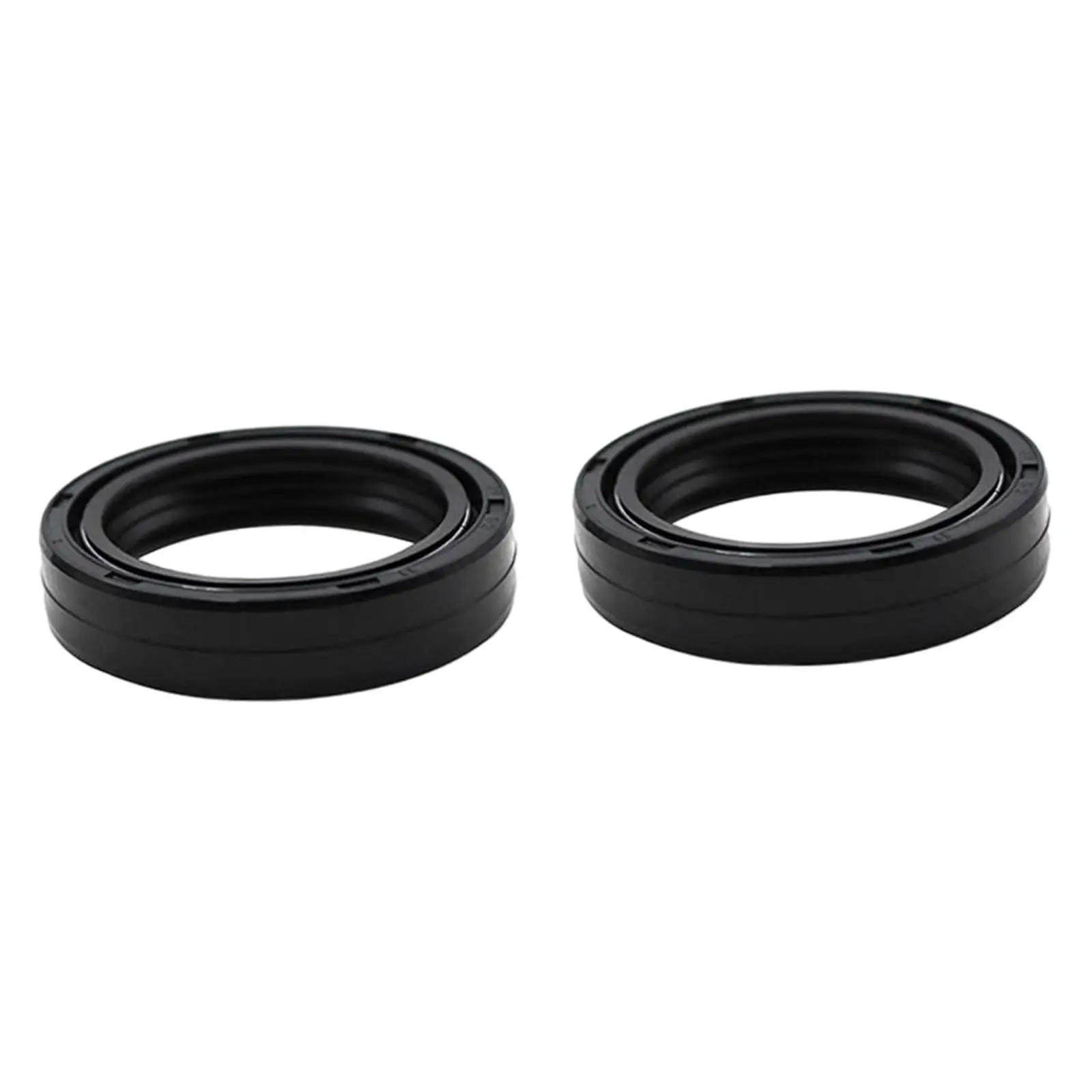 

2 Pieces Front Shock Absorber Oil Seal Rubber Cover Rings Fork Shock Absorber Oil Seal for Suzuki RM125 Upgrade Replacement