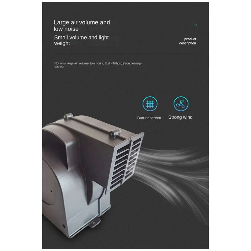 

Inflatable Model Blower Centrifugal Blower 100W Small Dust Electric Blower 120V Blower EU Plug