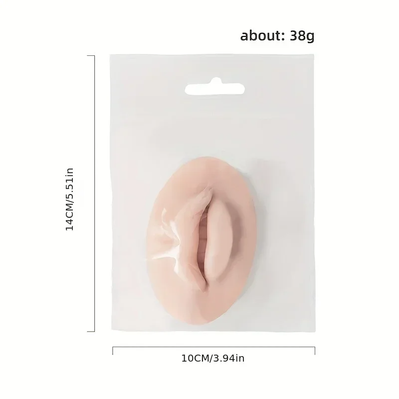 Tattoo Practice Skin Soft Silicone Permanent Makeup Lip Blush Tattoo Training 3D Reusable Lips Mold For Makeup Artists